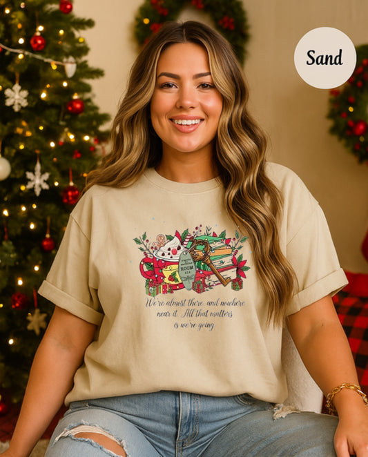 Gilmore Girls Christmas Tee | “We’re Almost There” Cozy Holiday Shirt